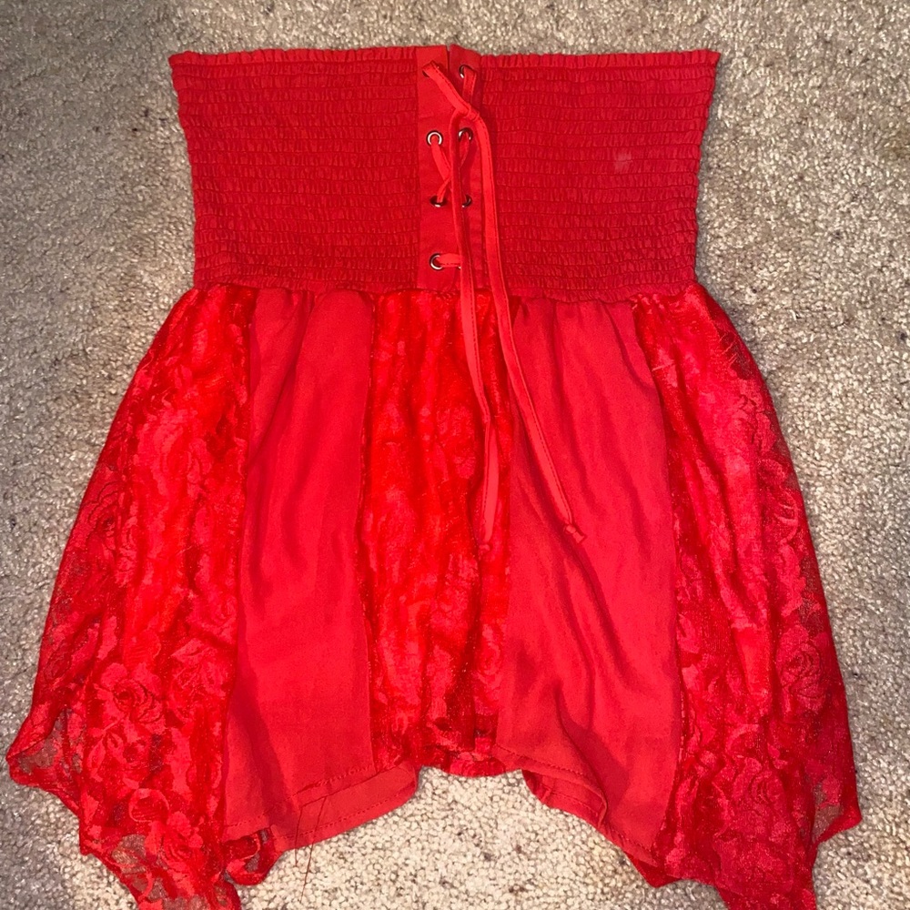 LACE UP TOP FROM ONLINE BOUTIQUE